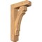 Ekena Millwork Merced Craftsman Smooth Bracket w/ Offset Brace, Western Red Cedar, 5 1/2"W x 18"D x 30"H BKT0604X18X30MRC04SWR - alternate 1